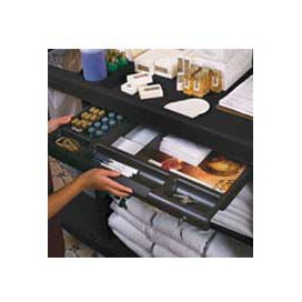 Tiroir coulissant verrouillable pour chariot à tablette Rubbermaid FG619900BLA |  ABC Distribution