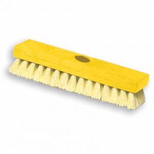 Brosse à plancher en plastique avec fibre en polypropylène Rubbermaid FG9B3600YEL |  ABC Distribution