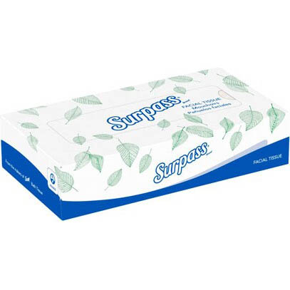 Surpass Papiers mouchoirs 125 feuilles 2 plis 21390 | ABC Distribution
