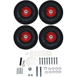 Ensemble de roues pneumatiques 10" pour chariots Rubbermaid 4475 Rubbermaid 4475L1 |  ABC Distribution