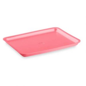 PLATEAU EN STYROMOUSSE ROSE «38» EVOK 10''x8''x0