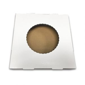 BOÎTE À TARTE AVEC FENÊTRE POLYPRO «T-8» 8"x8"x1