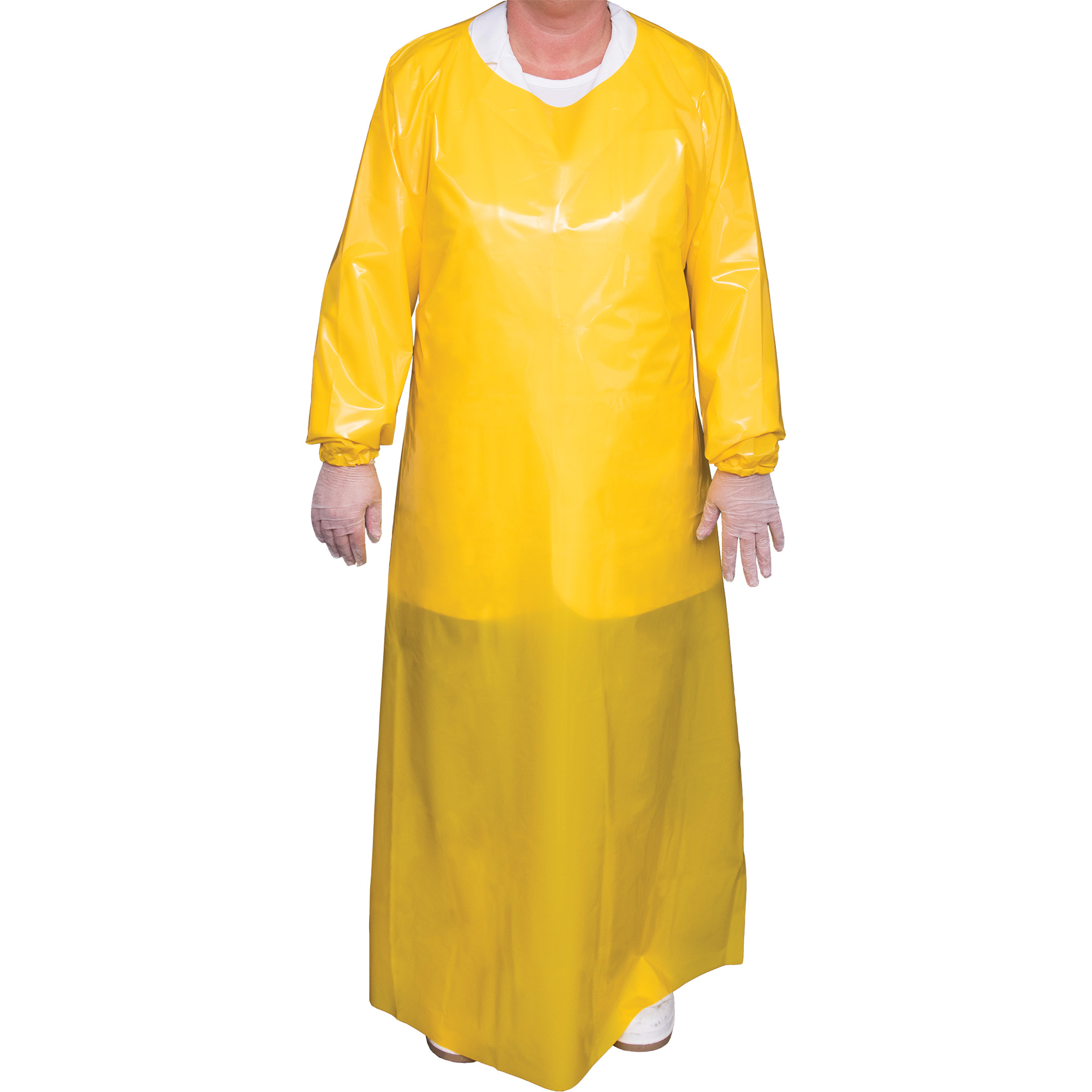 Blouse Top Dog de 6 mil - Polyuréthane Jaune - Grand | ABC Distribution