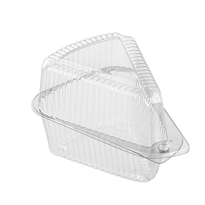 CONTENANT PET CLAIR POUR POINTE DE TARTE 6,5"x5"x4,38" - TRÈS PROFOND - Caisse de 300 | ABC Distribution