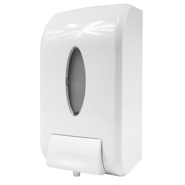 Distributeur Savon Mousse Remplissable en Vrac Blanc 1.2L | ABC Distribution