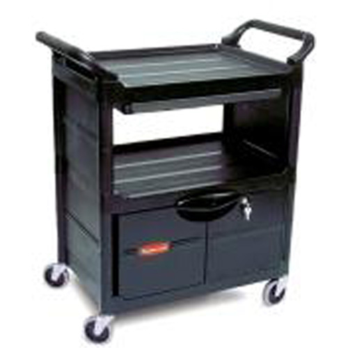 Chariot de service avec armoire