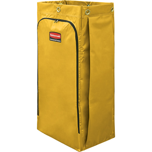 Sac en vinyle supérieur pour les chariots de nettoyage grande capacité Rubbermaid No. de modèle du fabricant : 1966881 | ABC Distribution