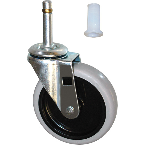 Roulette à tige pivotante de rechange pour chariot Rubbermaid Specialmade No. de modèle du fabricant : FG3424L60000 | ABC Distribution