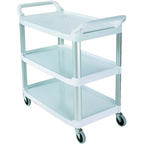 Chariot avec tablette et parois ouvrantes