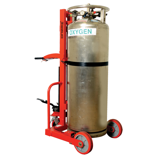 Grand chariot hydraulique HLCC pour bouteille de gaz liquide