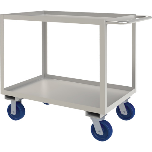 Chariot avec tablettes de calibre industriel