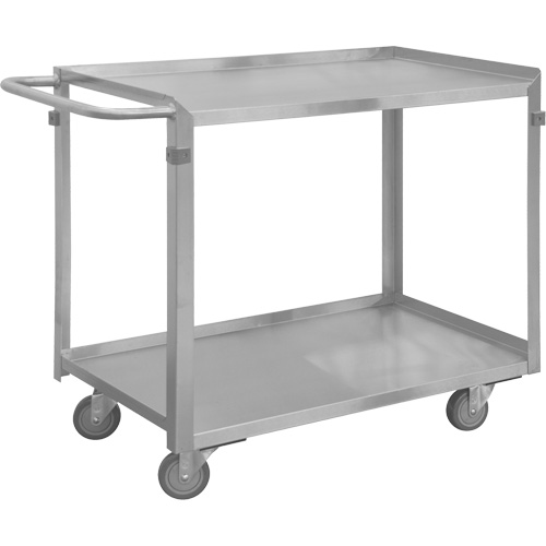 Chariot avec tablettes de calibre industriel