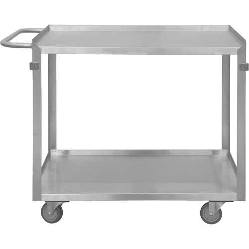 Chariot avec tablettes de calibre industriel