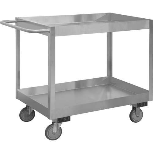 Chariot avec tablettes de calibre industriel