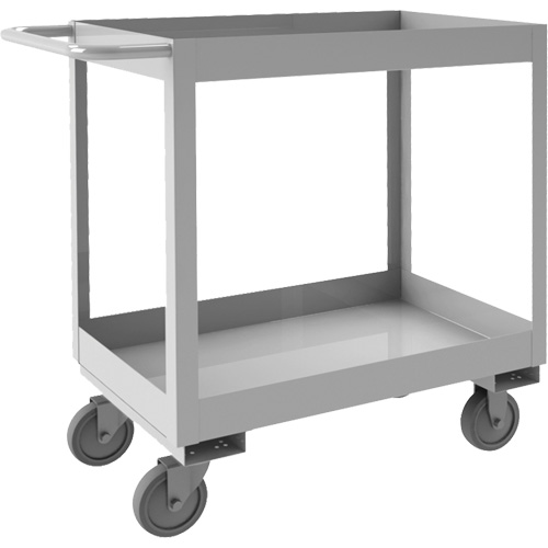 Chariot avec tablettes de calibre industriel