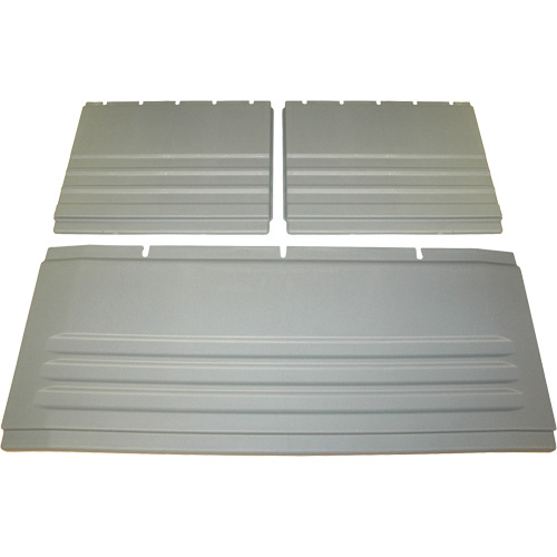 Ensemble de panneaux arrière et latéraux pour chariot XtraMC Rubbermaid Specialmade No. de modèle du fabricant : FG4093L1GRAY | ABC Distribution