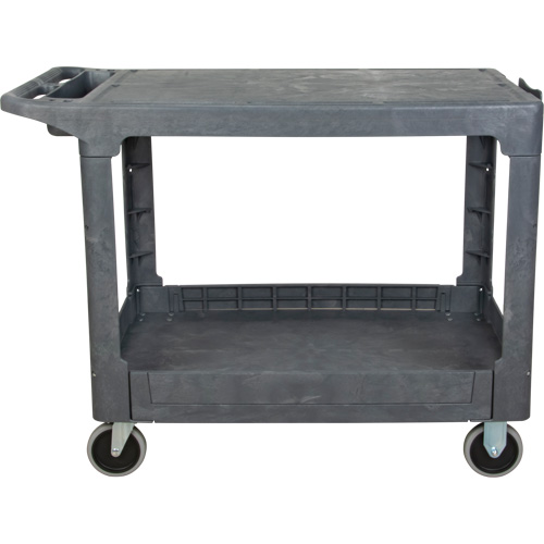 Chariot utilitaire pour l'entretien avec tablette plate