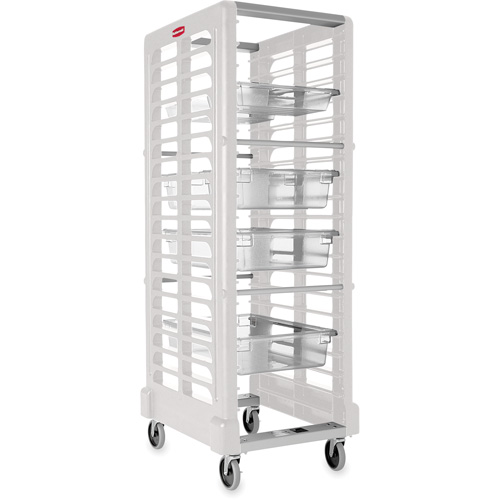 Étagère pour plateaux alimentaires à chargement par l'arrière Rubbermaid No. de modèle du fabricant : FG332000OWHT | ABC Distribution