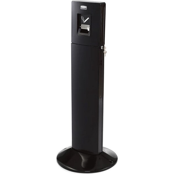 R934 METROPOLITAN Cendrier avec base alourdissante 1800 mégots  |  ABC Distribution