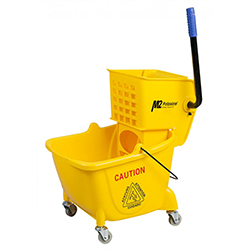 CHAUDIÈRE ESSOREUSE LATÉRALE JAUNE 25L | ABC Distribution