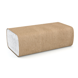 PAPIER À MAINS PLIS MULTIPLES BLANC 9"X9" - Caisse de 16 x 250/PQT | ABC Distribution