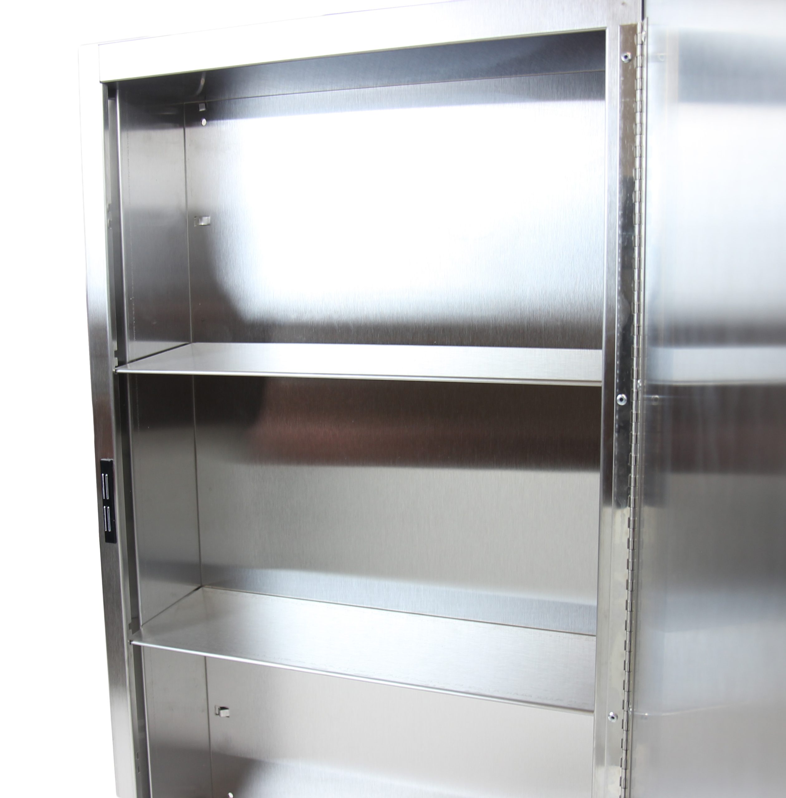 Armoire à pharmacie en acier inoxydable avec miroir Frost 800s intérieur | ABC Distribution