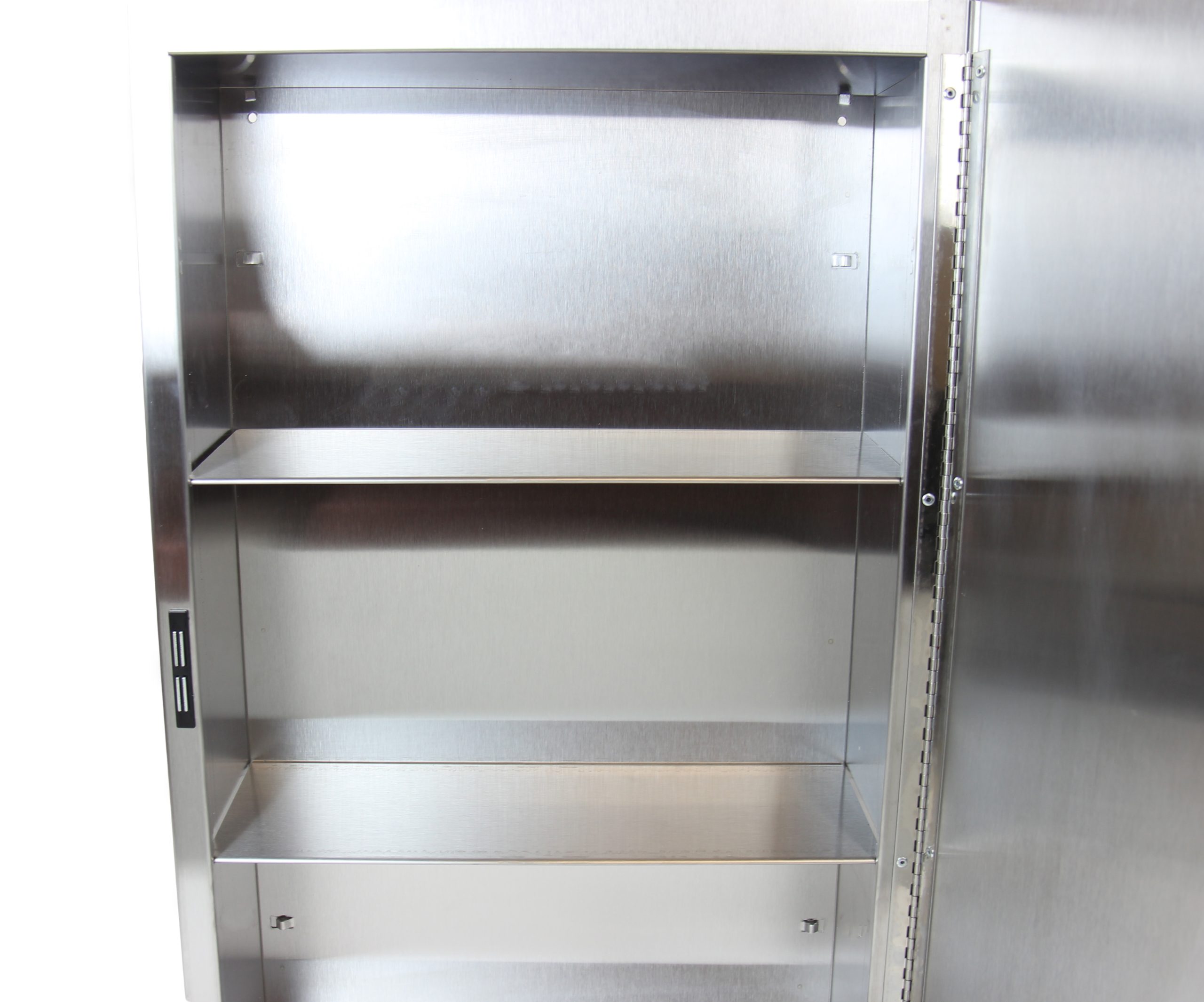 Armoire à pharmacie en acier inoxydable avec miroir Frost 800s intérieur | ABC Distribution