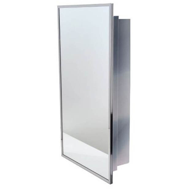 Armoire à pharmacie en acier inoxydable avec miroir Frost 800s | ABC Distribution