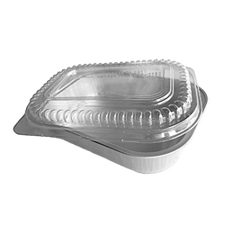 Plateaux Entrees-to-GoTM avec couvercles dômes en PET - 22 oz