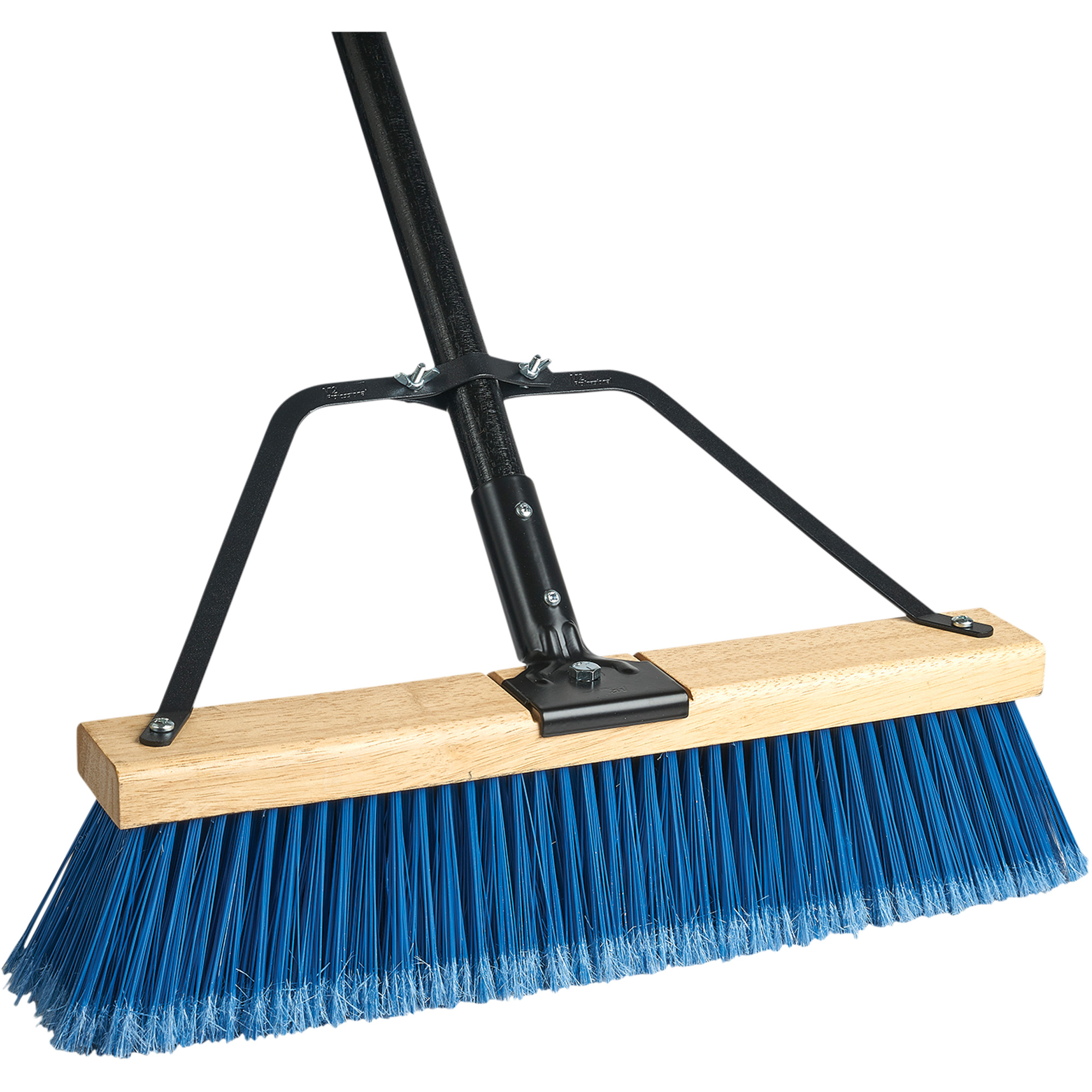 Balai-brosse à manche renforcé Ryno, 36", Fin, Soies PVC | ABC Distribution